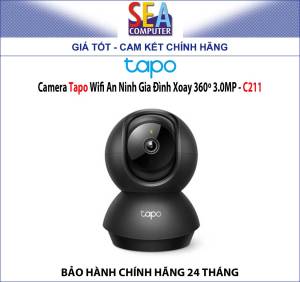 Camera Tapo Wifi An Ninh Gia Đình Xoay 360o 3.0MP - C211