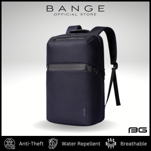 7715 BANGE Premium Quality Bag Backpack Anti Theft YKK Zipper Water Repellent Fabric Laptop Bag USB Charging Travel Office School Work Daily Bag