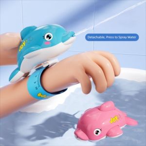 YUDESHUI Hình con rùa hoặc cá heo Đồ chơi bể bơi đeo tay đồ chơi hồ bơi Động vật hoạt hình Đồ chơi phun nước đeo tay Dễ thương Đồ chơi nước mùa hè Trẻ em