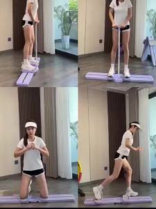 Leg Ski Machine Slim Thighs Home Leg Trainer Beauty Leg Machine Sliding Machine Fitness Equipment Beauty Leg Ski Training Machine [ Free Shipping ]