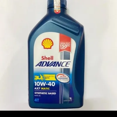 Shell Advance AX7SC 10W40 0.8 L untuk Motor Matic