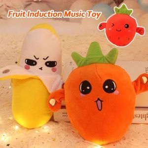 Banana Fruit Induction Toy Creative Peculiar Music Rhythm Parent-child Interactive Plush Doll Cultivate Music Perception Ability