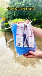 EVA Raincoat Non-Drawstring Fashion Outdoor Hiking Rain Poncho Portable Thickened Raincoat [ Free Shipping ]