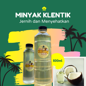 Minyak kelapa asli - Minyak tradisional Klentik lentik 500mlHome made
