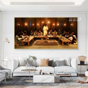 (ẢNH THẬT) Tranh treo tường tráng gương thiên chúa giáo bo viền kèm đinh treo