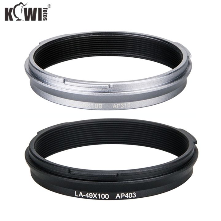 Kiwifotos Lens Filter Adapter Ring Replace AR-100 for Fuji