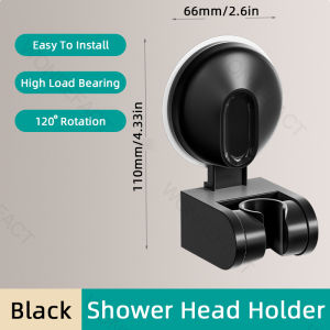 Household Shower Head Bracket Bathroom Shower Room Adjustable Gray Shower Head Frame Wall Mounted