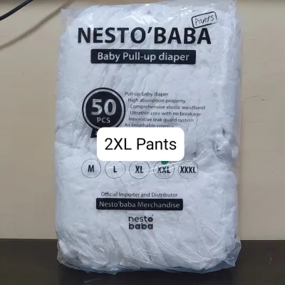 50PCS 2XL XXL PANTS Korean Imported Diaper Pull Up NESTOBABA ALLOVES Assorted Design Premium Baby Diaper lil bhum ph