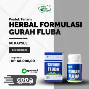 Herbal Flu dan Batuk 60c - HIU Gurah Fluba untuk Meredakan Batuk Berdahak