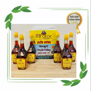 [HCM-ĐẶC SẢN PHÚ QUỐC] Hộp Quà Nước mắm Phú Quốc chính hiệu Hớn Hưng-Nước mắm cốt nhĩ 40 độ đạm (Combo 6 chai 200ml)-cam kêt không chất bảo quản-đạt chuẩn ATVSTP