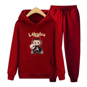Labubu The Monster Sweater Hoodie Setelan Anak Viral Usia 4-13 Tahun Bahan Babyterry