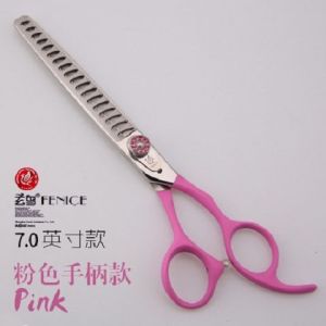 Fenice กรรไกรตัดขนสัตว์เลี้ยง แบบมืออาชีพ ฟันใหญ่ ไม่ทิ้งร่องรอย สําหรับสุนัข VIP Bichon ZBRU