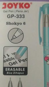 Erasable Gel Pen Pulpen Pena Bisa Di Hapus Joyko GP-333