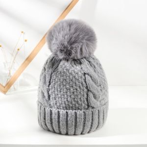 LUMIYA Keep Warm Winter Hat Ear Protection Thickened Knitted Cap Fashion Plush Beanie Hats for Men Women