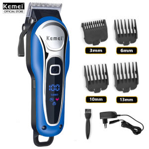 VGR KM-1995 Barber Hair Clipper Cordless Professional Hair Trimmer for Men Electric Beard Cutter Hair Cutting Machine (12 Months Warranty)