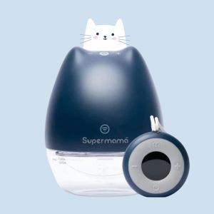 Supermama Lab Air Plus | Wearable Handsfree Electric Breast Pump w/ Remote | Office-friendly & Convenient
