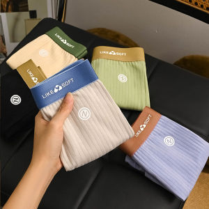 #4pcs Mens High Quality Stretchable Boxer Briefs are stylish and comfortable 3206