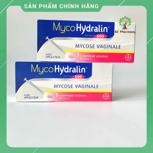 Viên đặt phụ khoa Mycohydralin 500mg mẫu mới nhất nội địa Pháp