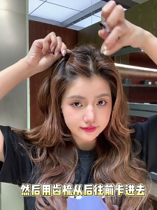 หวีสับผมโบว์ริบบิ้นคาดผมหวานสำหรับหน้าม้าด้านข้างฝรั่งเศส Barrettes เครื่องมือที่แต่งผมสวยหรูแต่งทรงผม