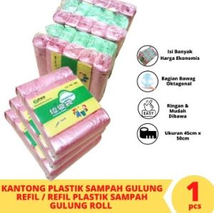 CRYSLENE Kantong Plastik Sampah Gulung Refil