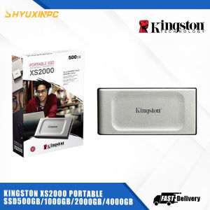 Kingston XS2000 Portable SSD - 500GB/1000GB/2000GB/4000GB | USB-C | Pocket-sized | USB 3.2 Gen 2x2 | up to 2000MB/s