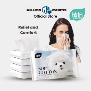 Botare Soft Moisturizing Tissue Paper 3ply x 40 sheet | Lotion Tissue | Soft Cotton Facial Tissue Paper