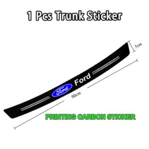 Ford Print sill plate ford carbon 3D anti gores pintu pijakan mobil