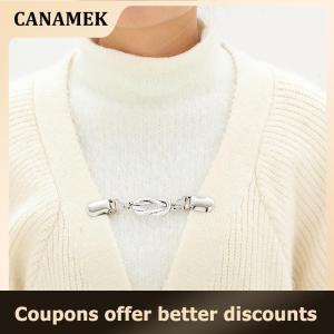 【 CANAMEK 】 Sweater Cardigan Clip Duck-mouth Clip Sweater Pin Brooch Clothing Decor Jewelry