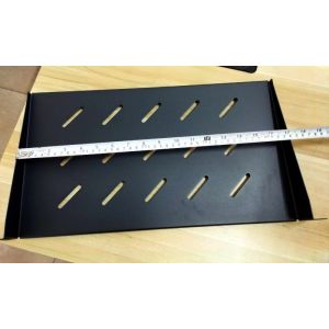 【Local store】 1U Cantilever Tray Shelf Heavy Duty Standard Size 1U height 482mm 250mm for Data Rack or Cabinet with 4pcs. Cage nuts Metal