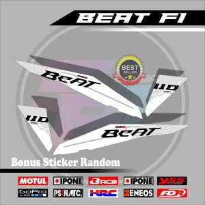 STRIPING VARIASI HONDA BEAT FI STICKER GRAFIS SIMPLE
