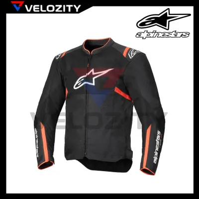 Alpinestars T-sps Air V2 Jacket Black Red Fluo