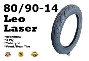 80/90-14 LEO LASER 4 PLY TUBETYPE LEO TIRE BRANDNEW