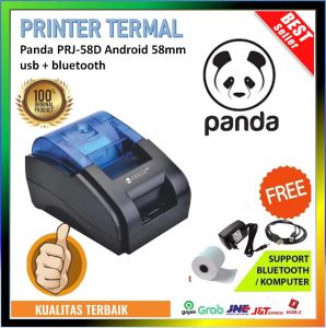 PRINTER KASIR THERMAL 58MM PANDA PRJ-58D ANDROID (USB+BLUETOOTH) - UNIT ONLY