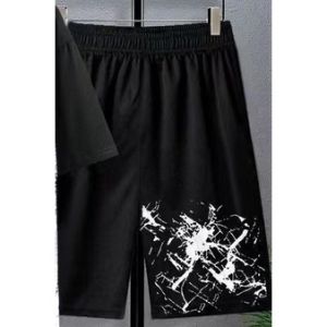 กางเกงกีฬาขายาว เอวยางยืด ทรงหลวม โอเวอร์ไซซ์ แฟชั่นสําหรับผู้ชาย ไซซ์ L-4XL