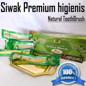 kayu Siwak miswak al fazal premium higienis sunna natural toothbrush