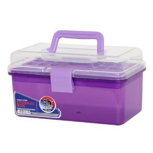 Cốp đựng đồ làm móng làm mi bằng nhựa cỡ mini
