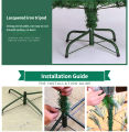 Fiber Optic Christmas Tree, Prelit Artificial Christmas Tree with Color Changing Lights and Top Star. 