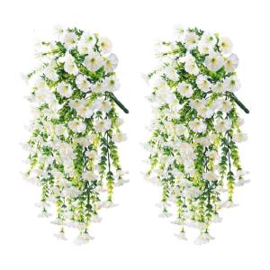 Faux Eucalyptuses Morning Glory Wall Decoration Decorative Silk Greenery For Living Room Garden Party Arrangements