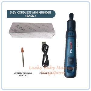 【DAILY ESSENTIAL】 USB Rechargeable Mini Rotary Grinder | 3 Speeds | Tool Kit Options