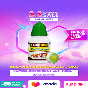 Obat Wasir Stadium 4 BAB Darah Ambeien Benjolan Anus Ambien Ambeyen Embeyen Ambian Ambejos Salwa Ampuh