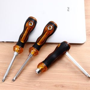 READY STOCK🌶️2 Way Screwdriver Flat/Skru Driver Pemutar Skru