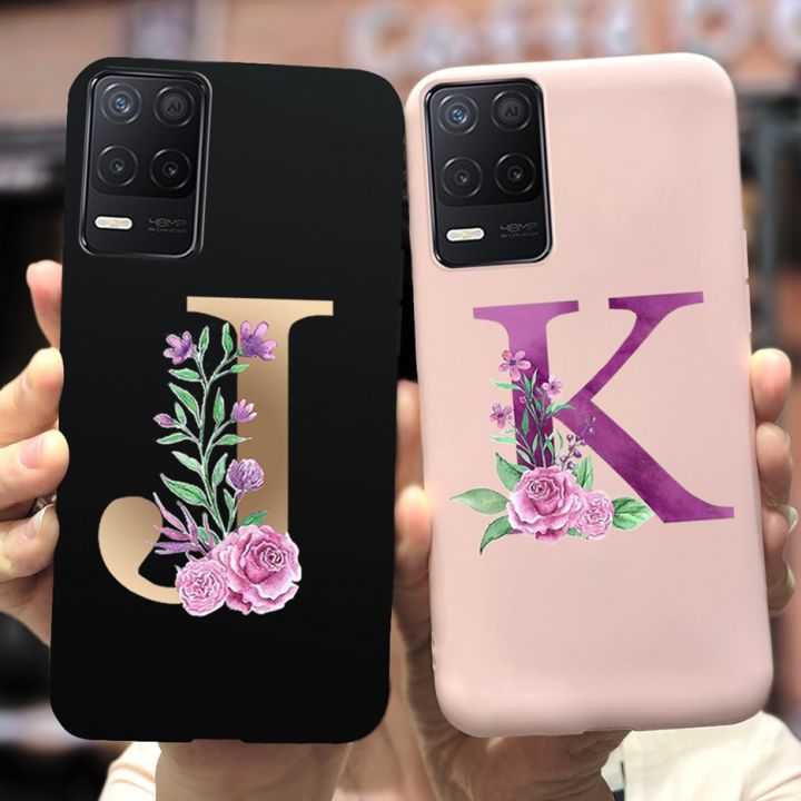 Realme 5G Case RMX3241 Stylish Couple Letters Soft Silicone Case For Oppo  Realme 5G Back Cover
