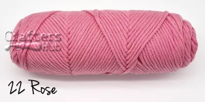 8-ply soft milk cotton yarn (Pink Purple) for crochet knitting