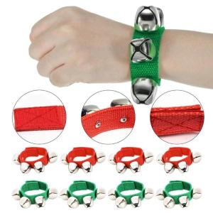 Chuông cổ tay vòng đeo tay chuông cổ tay mắt cá chân chuông ban nhạc với chuông cổ tay Đồ chơi bộ gõ vòng đeo tay âm nhạc chuông mắt cá chân chuông