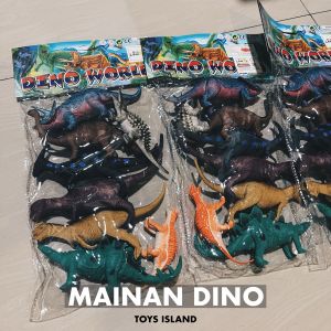 ( BISA COD ) Mainan Anak DINO World Figure Dinosaurus Jurassic World