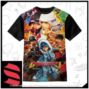 KAOS ANAK | KAOS PRINTING - KAOS DISTRO ANAK MODEL BOBOIBOY / BOBOBOY FUTURE STARS TEAM