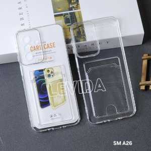 Samsung A26 Samsung A25 Clear Wallet Card Case Bening / Card Holder Kartu