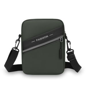 HUIHEYU Single Shoulder Mens Shoulder Bag PU Large Capacity Male Crossbody Bag Multifunctional Multi-Pockets Man Messenger Bag Male