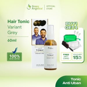 [FREE GIFT] Penghitam Uban Alami - Hair Tonic Variant Grey Green Angelica