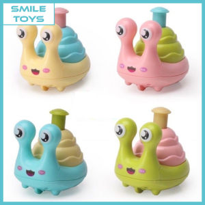 Smile - Mainan Edukasi Anak Siput Berjalan Happy Snail Di Tekan Bisa Jalan